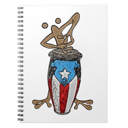 Conga Coqui Taino Notitieboek (Voorkant)