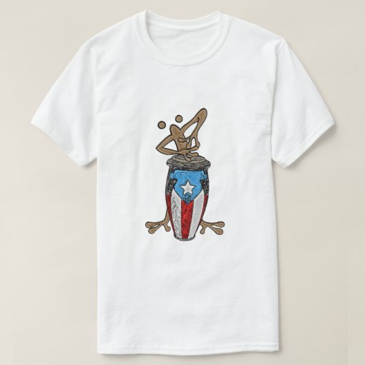 Conga Coqui Taino T-shirt (Design voorkant)