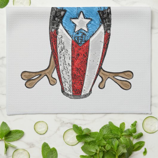 Conga Coqui Taino  Theedoek (Gevouwen)