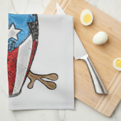 Conga Coqui Taino  Theedoek (Quarter Fold)