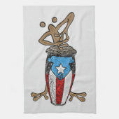 Conga Coqui Taino  Theedoek (Verticaal)