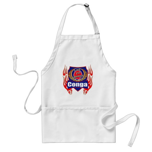 Conga Dance Apron Standaard Schort (Voorkant)