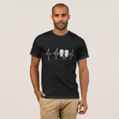 Conga drum - Conga drummer hartslag T-shirt (Voorkant volledig)