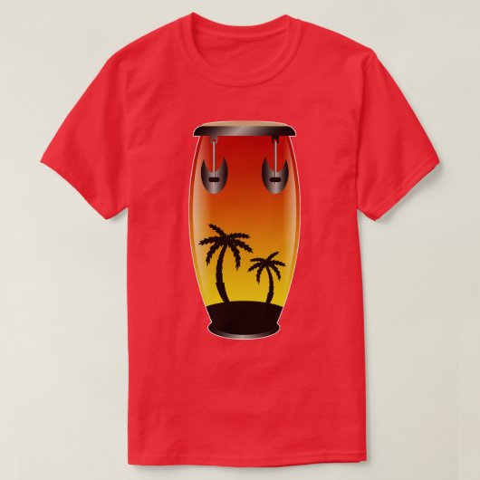 Conga Drum T-shirt (Design voorkant)