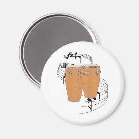 Conga Drums Magneet (Voorkant / Achterkant)