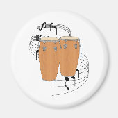 Conga Drums Magneet (Voorkant)