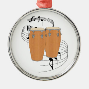 Conga Drums Metalen Ornament