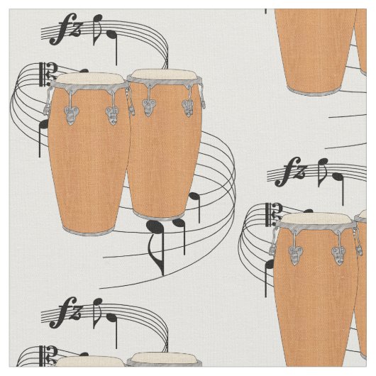 Conga Drums Stof (Close Up)
