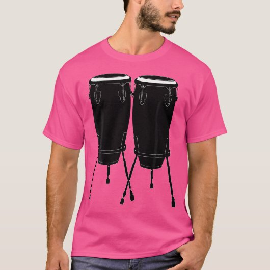 Conga Drums T-shirt (Voorkant)