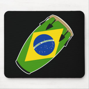 Conga Flag Brazilië Muismat