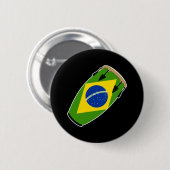 Conga Flag Brazilië Ronde Button 5,7 Cm (Voorkant /achterkant)