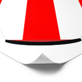 Conga Flag Puerto Rico Poster (Hoek)