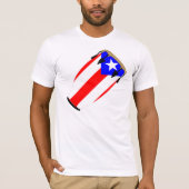 Conga Flag Puerto Rico T-shirt (Voorkant)