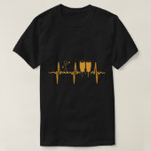 Conga Heartbeat Conga Instrument Conga Player T-Sh T-shirt (Design voorkant)