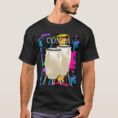Conga-speler Conga Drum Instrument Musician T Shir T-shirt (Voorkant)