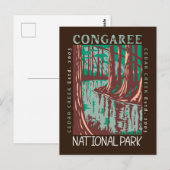 Congaree National Park Cedar Creek  Briefkaart (Voorkant / Achterkant)