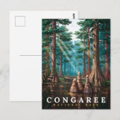 Congaree National Park Cipreswoud Briefkaart (Voorkant / Achterkant)