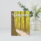 Congaree National Park Illustration Travel  Briefkaart (Staand voorkant)