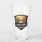 Congaree National Park Illustration Travel  Glas (Voorkant)