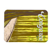 Congaree National Park Illustration Travel Magneet (Horizontaal)
