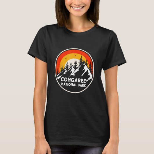 Congaree National Park Mountain Camping South Caro T-shirt (Voorkant)