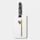 Congaree National Park Pine Trees Sun Bagagelabel (Achterkant verticaal)