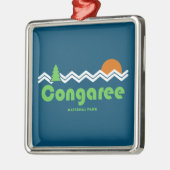 Congaree National Park Retro Metalen Ornament (Links)