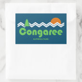 Congaree National Park Retro Rechthoekige Sticker (Tas)