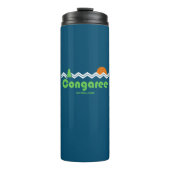 Congaree National Park Retro Thermosbeker (Voorkant)