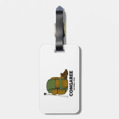 Congaree National Park rugzak Bagagelabel (Achterkant verticaal)