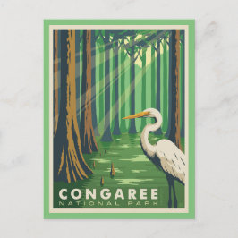 Congaree National Park SC ansichtkaart Briefkaart