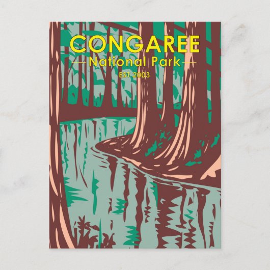 Congaree National Park South Carolina  Briefkaart (Voorkant)