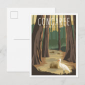 Congaree National Park South Carolina Illustration Briefkaart (Voorkant / Achterkant)