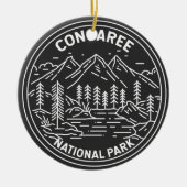 Congaree National Park South Carolina Monoline Keramisch Ornament (Voorkant)