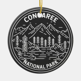 Congaree National Park South Carolina Monoline Keramisch Ornament