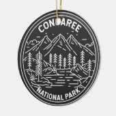 Congaree National Park South Carolina Monoline Keramisch Ornament (Links)