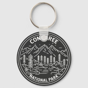 Congaree National Park South Carolina Monoline Sleutelhanger