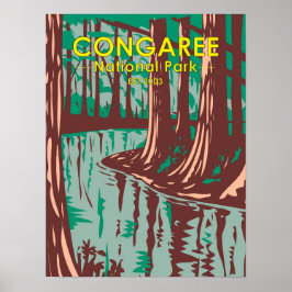 Congaree National Park South Carolina Post Poster