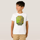 Congaree National Park South Carolina Retro T-shirt (Voorkant volledig)