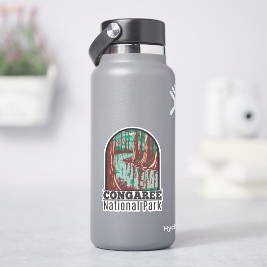 Congaree National Park South Carolina Sticker (HydroFlask)