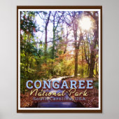 CONGAREE NATIONAL PARK - SOUTH CAROLINA USA POSTER (Voorkant)
