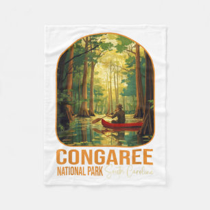 Congaree National Park South Carolina Wandelen Fleece Deken