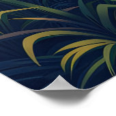 Congaree National Park Swamp South Carolina Retro Poster (Hoek)