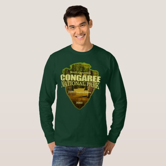 Congaree NP (pijlpunt) T-shirt (Voorkant volledig)