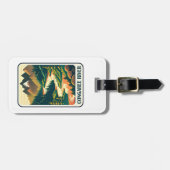 Congaree River South Carolina Kleuren Bagagelabel (Voorkant horizontaal)