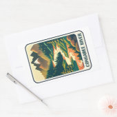 Congaree River South Carolina Kleuren Rechthoekige Sticker (Envelop)