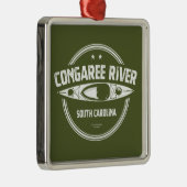 Congaree South Carolina Kayaking Metalen Ornament (Rechts)