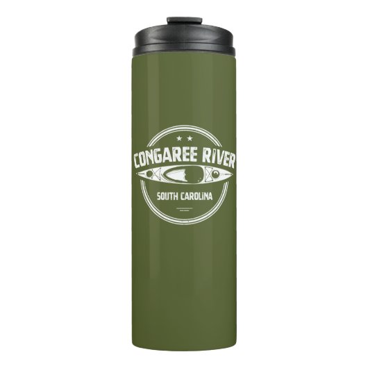 Congaree South Carolina Kayaking Thermosbeker (Voorkant)