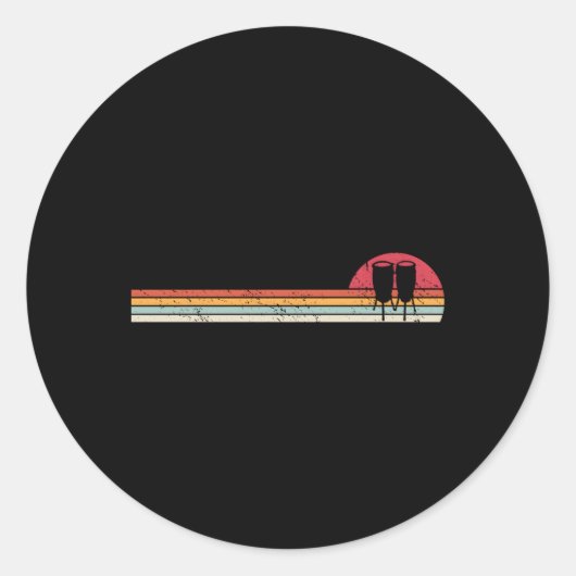 Congas Speler Drummer Muzikant Conga Voor Ronde Sticker (Voorkant)