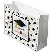 Congats-Afstuderen Groot Cadeauzakje (Voorkant Gekanteld)